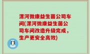 漯河微康益生菌公司车间(漯河微康益生菌公司车间改造升级完成，生产更安全高效)