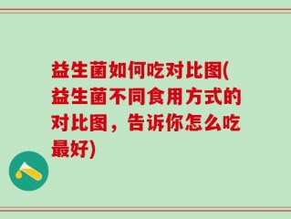 益生菌如何吃对比图(益生菌不同食用方式的对比图，告诉你怎么吃最好)