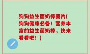 狗狗益生菌奶棒图片(狗狗健康必备！营养丰富的益生菌奶棒，快来看看吧！)