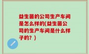 益生菌的公司生产车间是怎么样的(益生菌公司的生产车间是什么样子的？)
