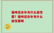 猫咪适合补充什么益生菌？猫咪适合补充什么益生菌呢