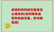 袋装的狗狗益生菌是怎么喂食的(如何喂养袋装狗狗益生菌，附详细指南)