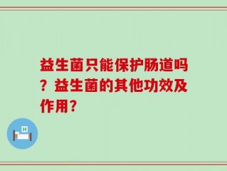 益生菌只能保护肠道吗？益生菌的其他功效及作用？