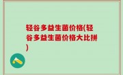 轻谷多益生菌价格(轻谷多益生菌价格大比拼)