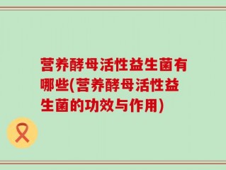 营养酵母活性益生菌有哪些(营养酵母活性益生菌的功效与作用)