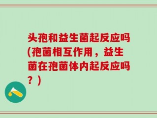 头孢和益生菌起反应吗(孢菌相互作用，益生菌在孢菌体内起反应吗？)
