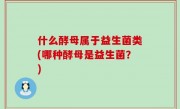 什么酵母属于益生菌类(哪种酵母是益生菌？)