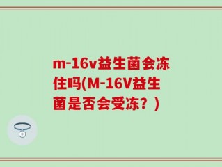 m-16v益生菌会冻住吗(M-16V益生菌是否会受冻？)