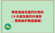 哪些是益生菌药片类的(十大益生菌药片推荐，帮助维护肠道健康)