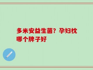 多米安益生菌？孕妇枕哪个牌子好