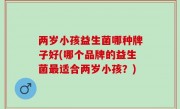 两岁小孩益生菌哪种牌子好(哪个品牌的益生菌最适合两岁小孩？)