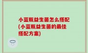 小蓝瓶益生菌怎么搭配(小蓝瓶益生菌的最佳搭配方案)
