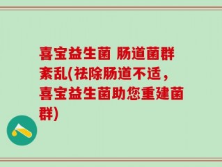 喜宝益生菌 肠道菌群紊乱(祛除肠道不适，喜宝益生菌助您重建菌群)
