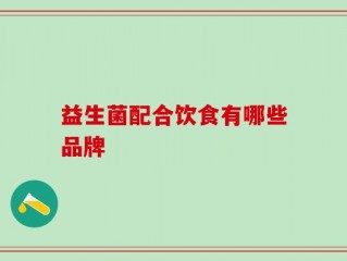 益生菌配合饮食有哪些品牌