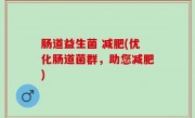 肠道益生菌 减肥(优化肠道菌群，助您减肥)