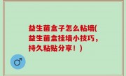 益生菌盒子怎么粘墙(益生菌盒挂墙小技巧，持久粘贴分享！)