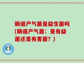 肠道产气菌是益生菌吗(肠道产气菌：是有益菌还是有害菌？)