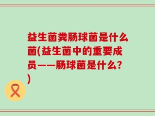 益生菌粪肠球菌是什么菌(益生菌中的重要成员——肠球菌是什么？)