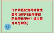 什么药搭配薄荷叶益生菌片(薄荷叶配搭哪些药物服用更佳？益生菌片为您解答)
