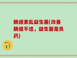 肠道紊乱益生菌(改善肠道不适，益生菌是良药)