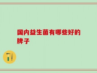 国内益生菌有哪些好的牌子