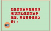 益生菌蛋白粉配图高清版(高清益生菌蛋白粉配图，照亮营养健康之路！)