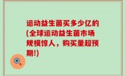 运动益生菌买多少亿的(全球运动益生菌市场规模惊人，购买量超预期!)