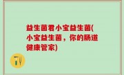 益生菌君小宝益生菌(小宝益生菌，你的肠道健康管家)
