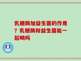 乳糖酶加益生菌的作用？乳糖酶和益生菌能一起喝吗