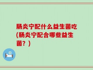 肠炎宁配什么益生菌吃(肠炎宁配合哪些益生菌？)