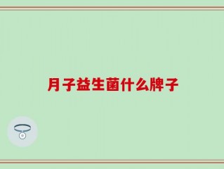 月子益生菌什么牌子