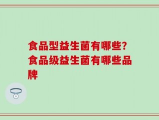 食品型益生菌有哪些？食品级益生菌有哪些品牌