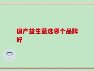 国产益生菌选哪个品牌好