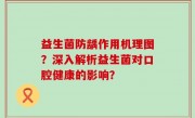 益生菌防龋作用机理图？深入解析益生菌对口腔健康的影响？