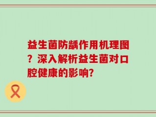 益生菌防龋作用机理图？深入解析益生菌对口腔健康的影响？