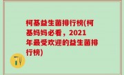 柯基益生菌排行榜(柯基妈妈必看，2021年最受欢迎的益生菌排行榜)