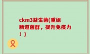 ckm3益生菌(重组肠道菌群，提升免疫力！)