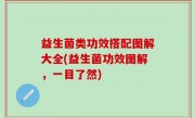 益生菌类功效搭配图解大全(益生菌功效图解，一目了然)