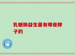 乳糖酶益生菌有哪些牌子的
