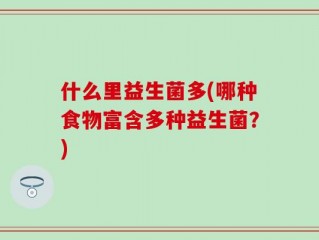 什么里益生菌多(哪种食物富含多种益生菌？)