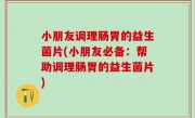 小朋友调理肠胃的益生菌片(小朋友必备：帮助调理肠胃的益生菌片)