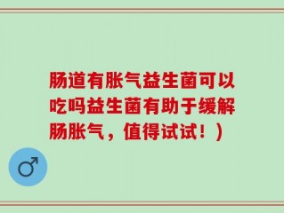 肠道有胀气益生菌可以吃吗益生菌有助于缓解肠胀气，值得试试！)