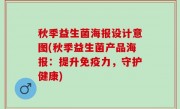 秋季益生菌海报设计意图(秋季益生菌产品海报：提升免疫力，守护健康)