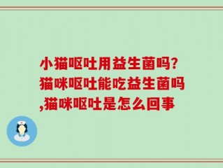 小猫呕吐用益生菌吗？猫咪呕吐能吃益生菌吗,猫咪呕吐是怎么回事