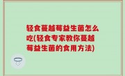 轻食蔓越莓益生菌怎么吃(轻食专家教你蔓越莓益生菌的食用方法)