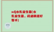 xdj水乳益生菌(水乳益生菌，疏通肠道好帮手)