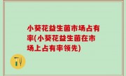 小葵花益生菌市场占有率(小葵花益生菌在市场上占有率领先)