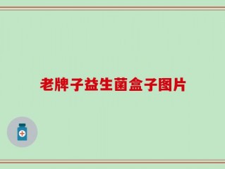 老牌子益生菌盒子图片