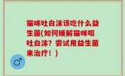 猫咪吐白沫该吃什么益生菌(如何缓解猫咪呕吐白沫？尝试用益生菌来治疗！)
