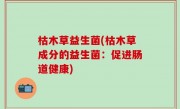 枯木草益生菌(枯木草成分的益生菌：促进肠道健康)